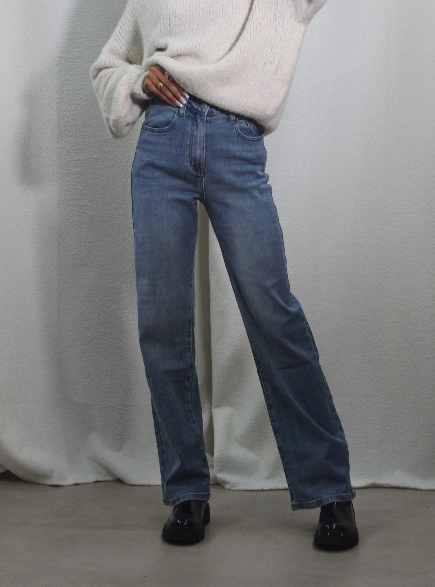 Demin Jeans Jayla | Straight Leg - ByAmiFashionByAmiFashionSBottomKledingLegging1